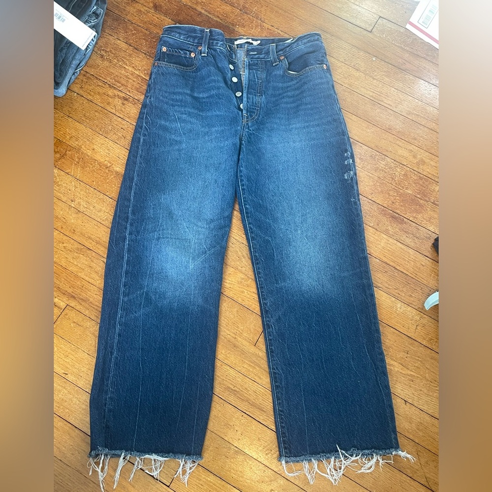 Levi’s Ribcage straight Blue Jeans